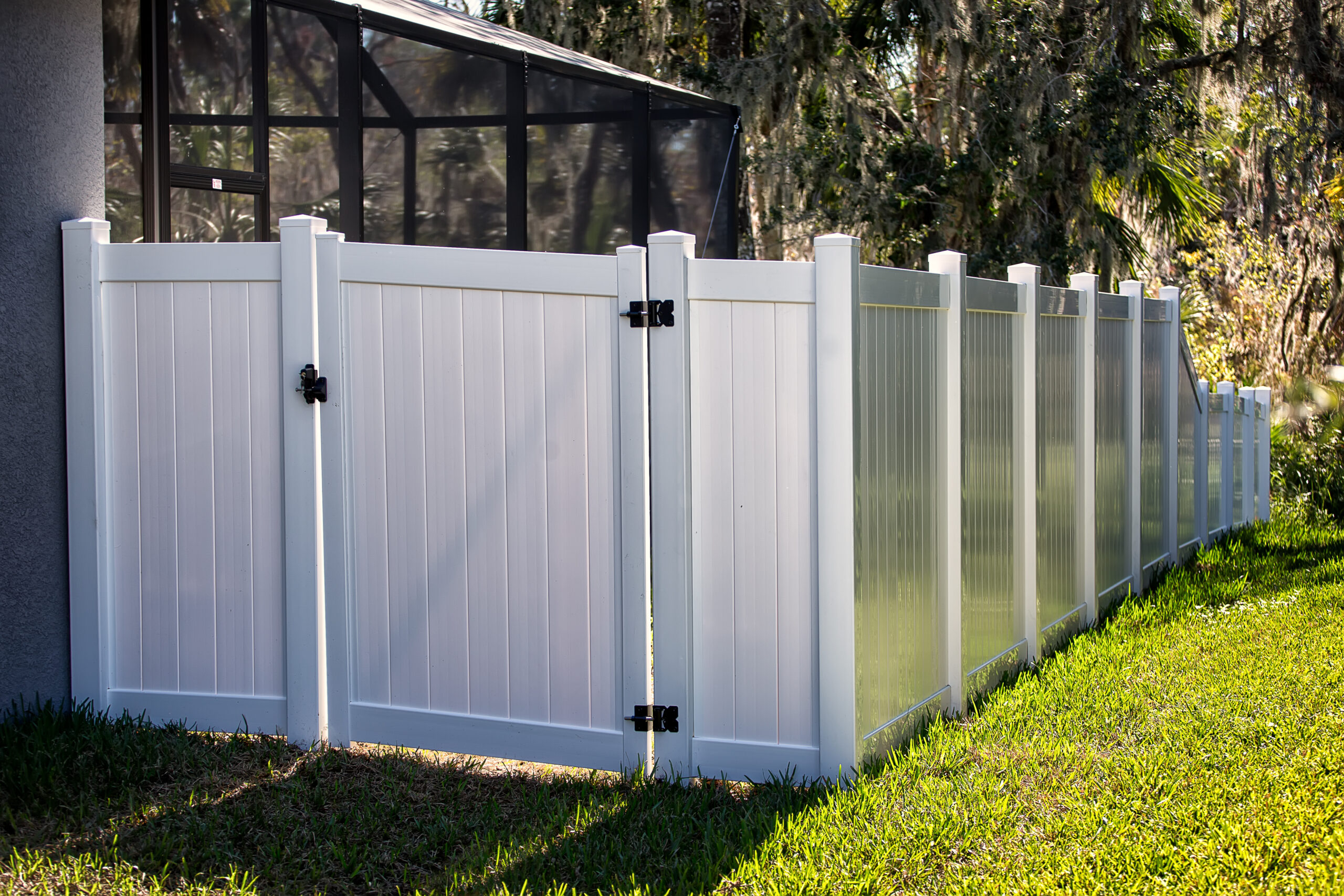 Vinyl Backyard Fence